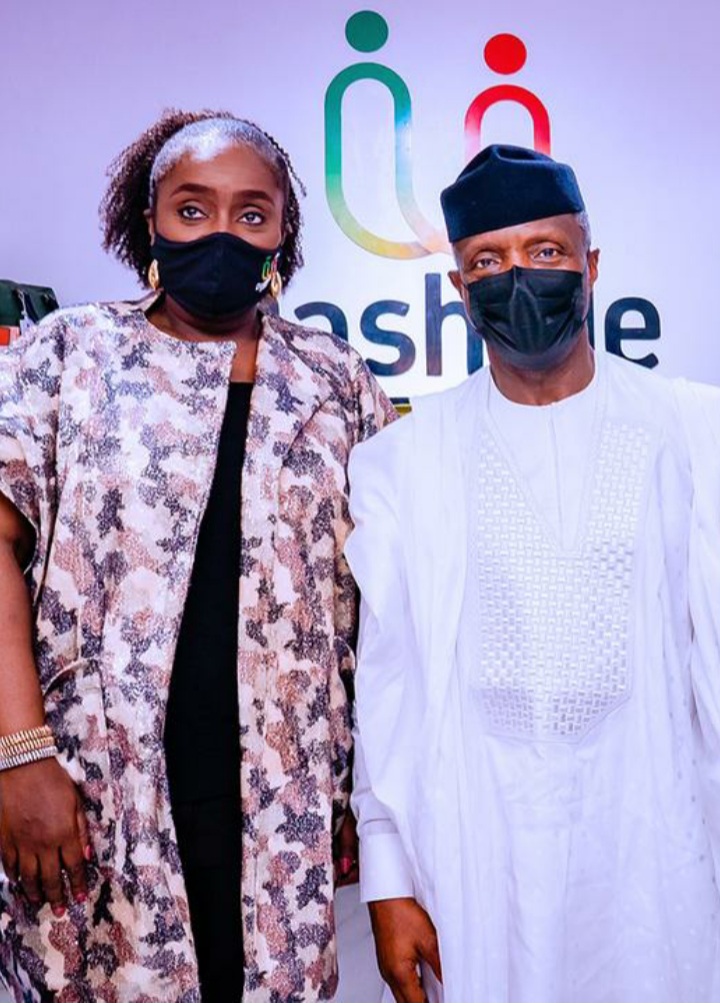 Former Finance Minister, Kemi Adeosun, bounces back with “DASH ME STORE” charity