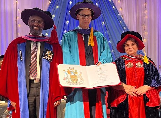University of Nairobi confers honorary degree on Prof. Patrick Verkooijen